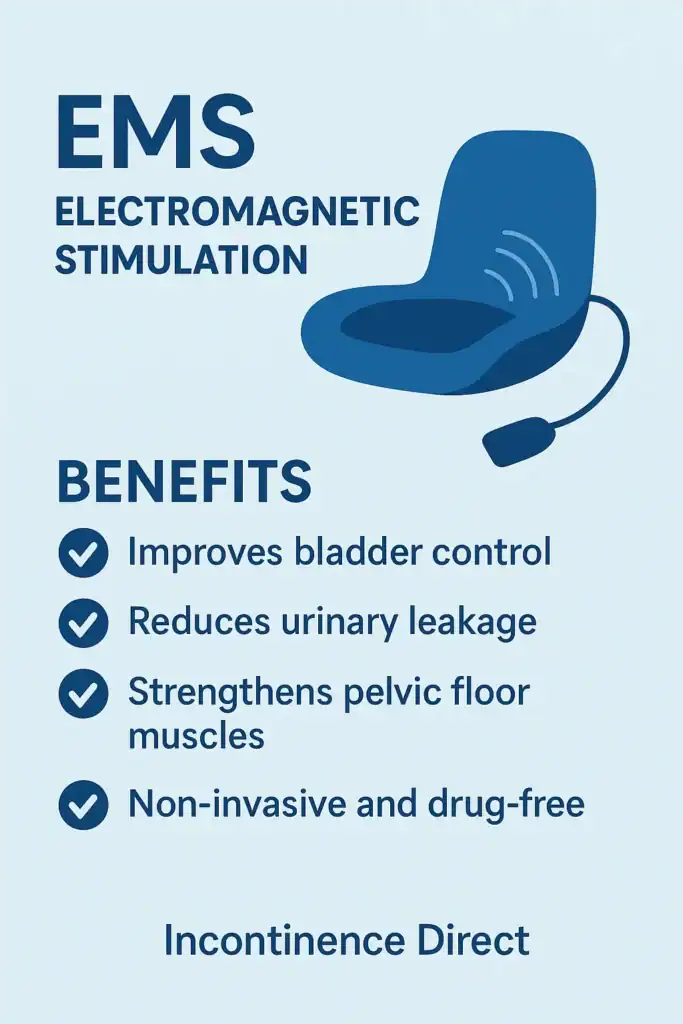 Benefit of EMS Therapy Cardiff as non-surgical treatment solution from Incontinence Direct